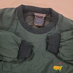 Sunderland of Scotland Masters Windbreaker Mens Large Green Augusta Golfing